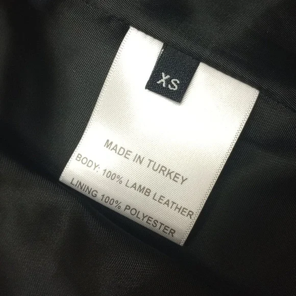 🆕 OVERLAND "MIA" BLACK ITALIAN LAMB LEATHER WOMEN'S TRENCH COAT - Picture 15 of 16